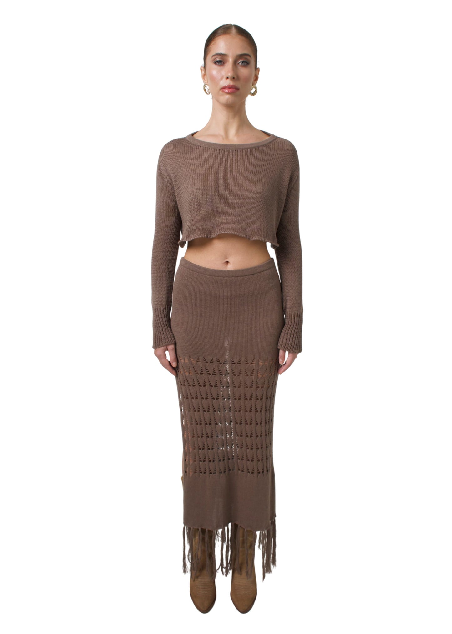 CABANA MAXI SKIRT MOCCA