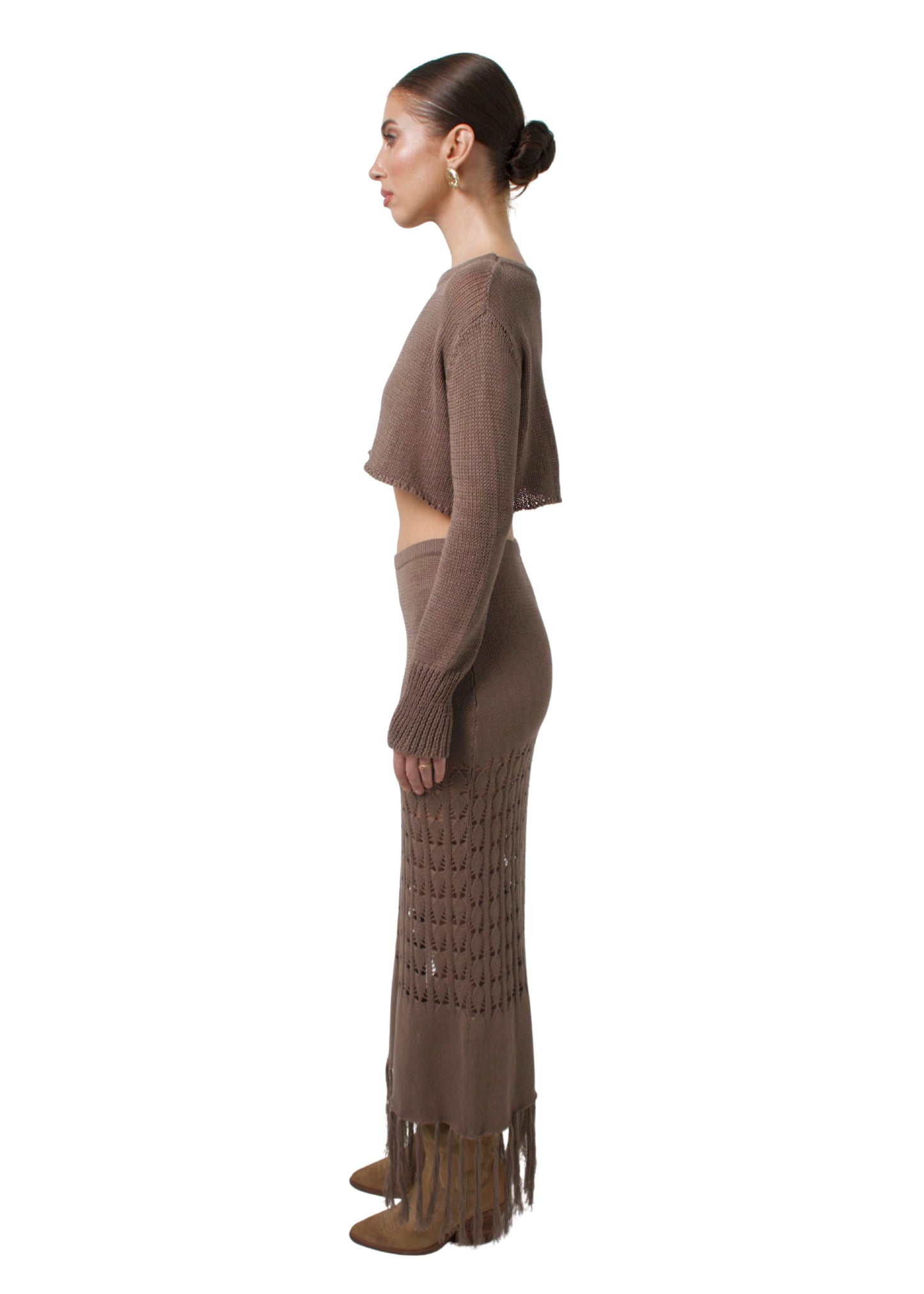 CABANA MAXI SKIRT MOCCA