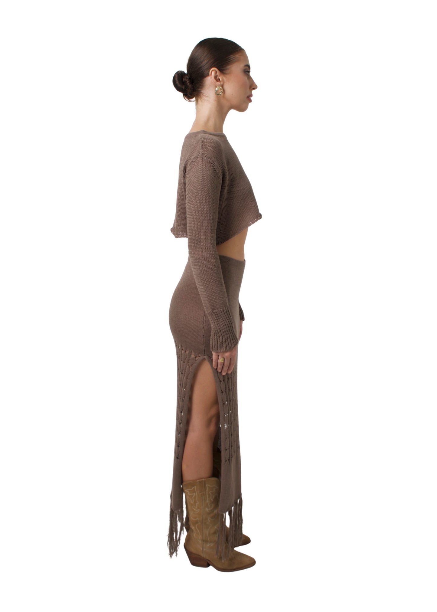 CABANA MAXI SKIRT MOCCA