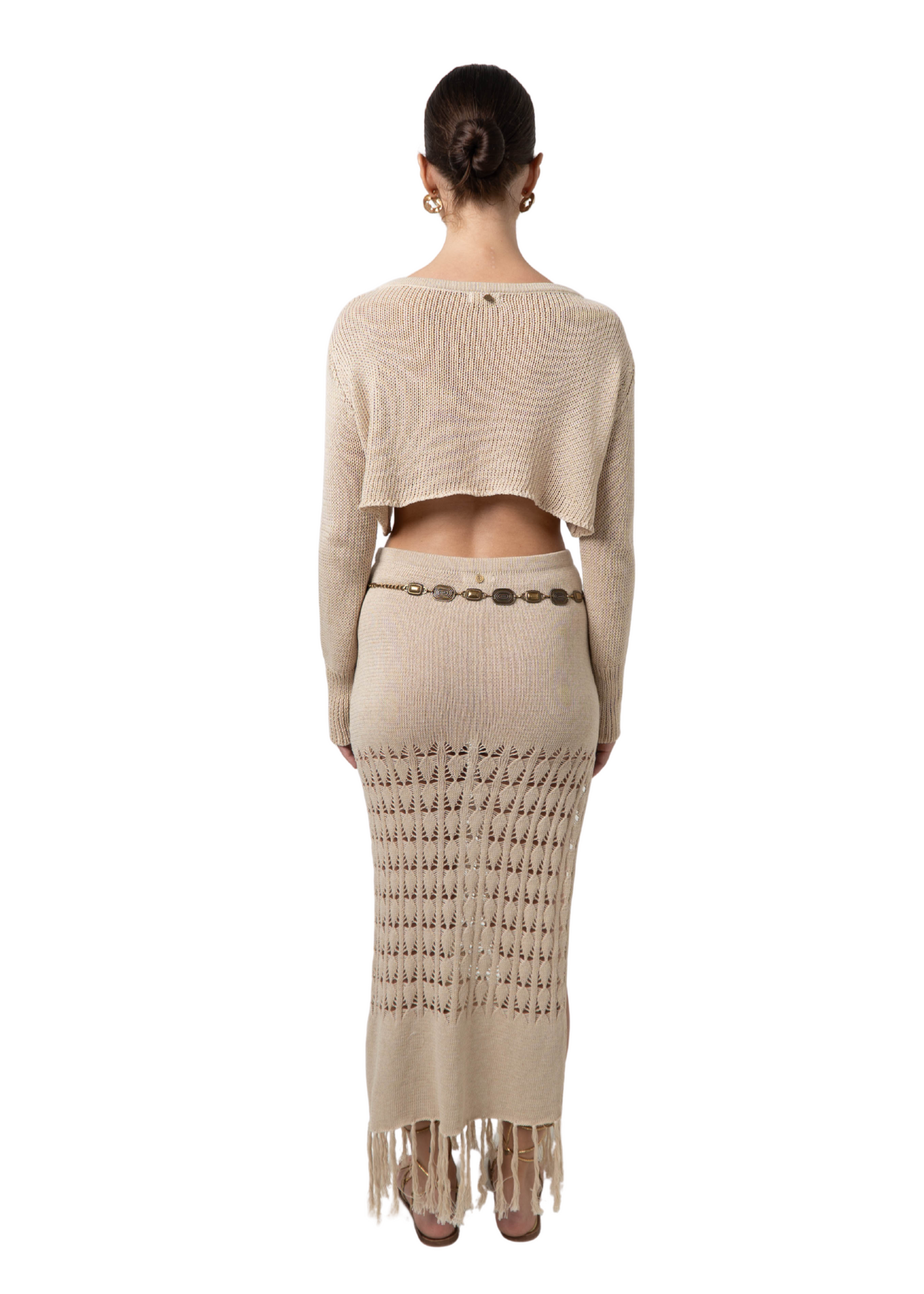 LEA CROP TOP SAND