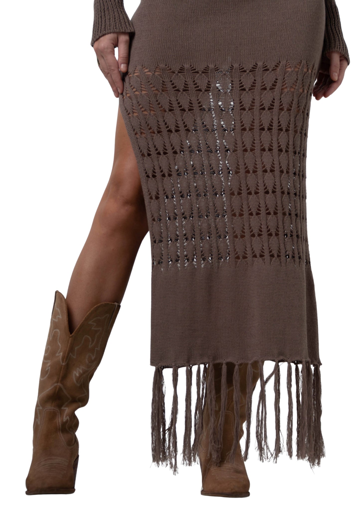 CABANA MAXI SKIRT MOCCA