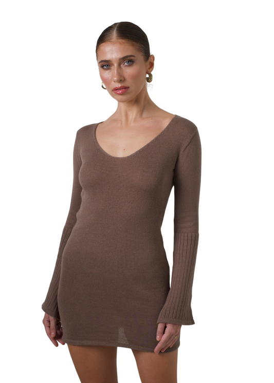 LUA MINI DRESS MOCCA