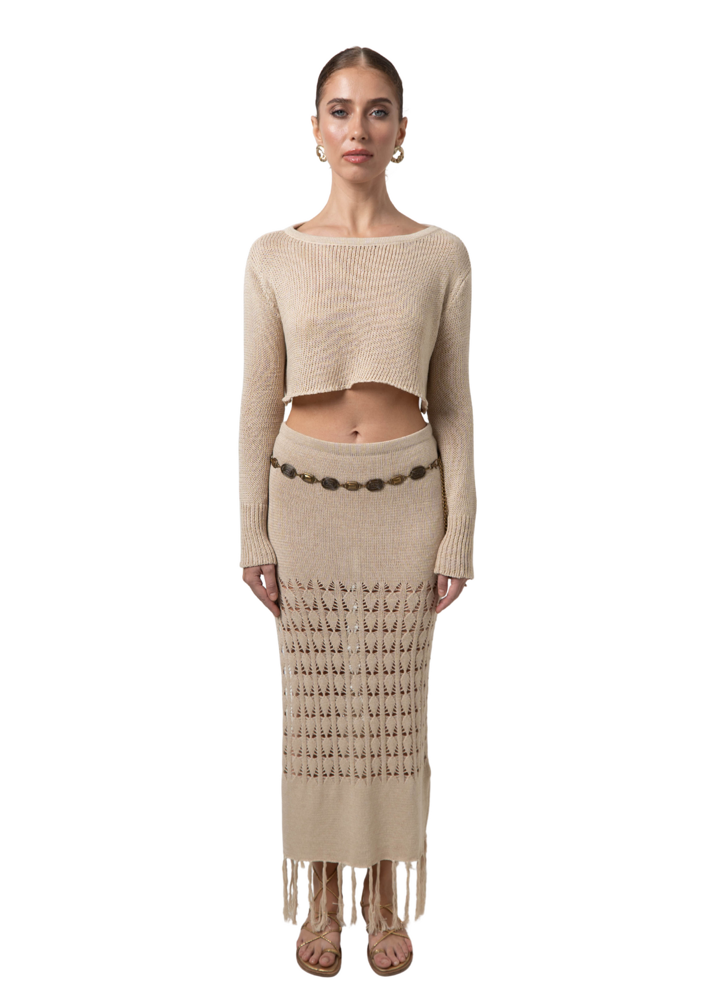 CABANA MAXI SKIRT SAND