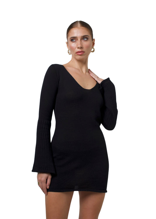 LUA MINI DRESS BLACK