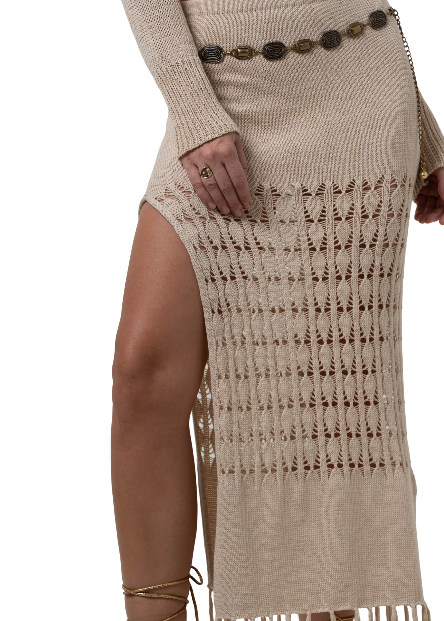 CABANA MAXI SKIRT SAND