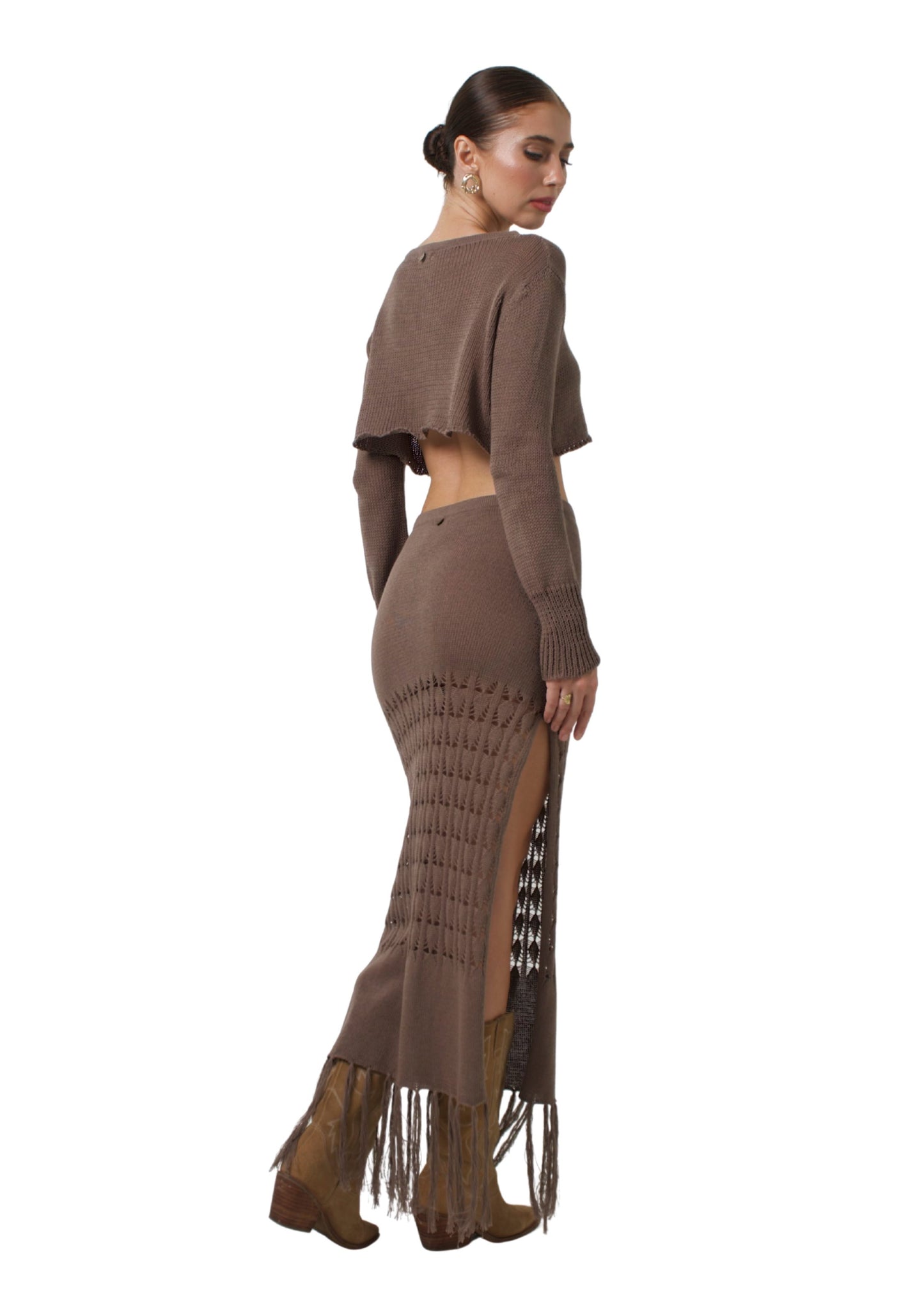 LEA CROP TOP MOCCA