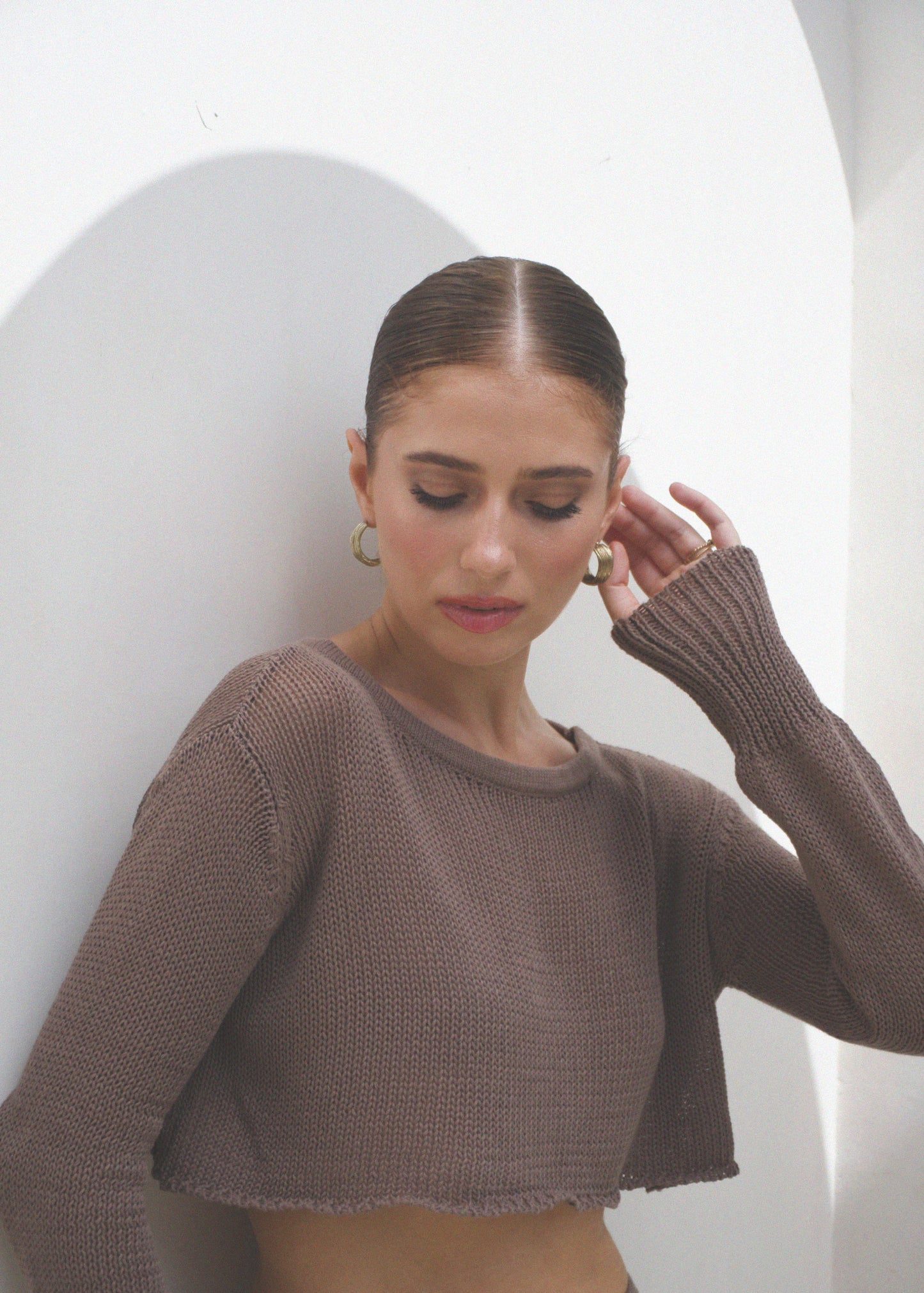 LEA CROP TOP MOCCA